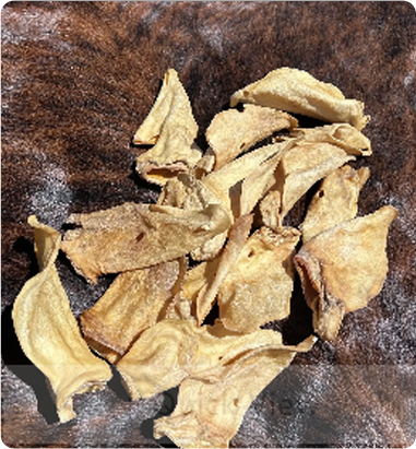 10 pcs. Crunchy Cow Ears Natural Dog Treats